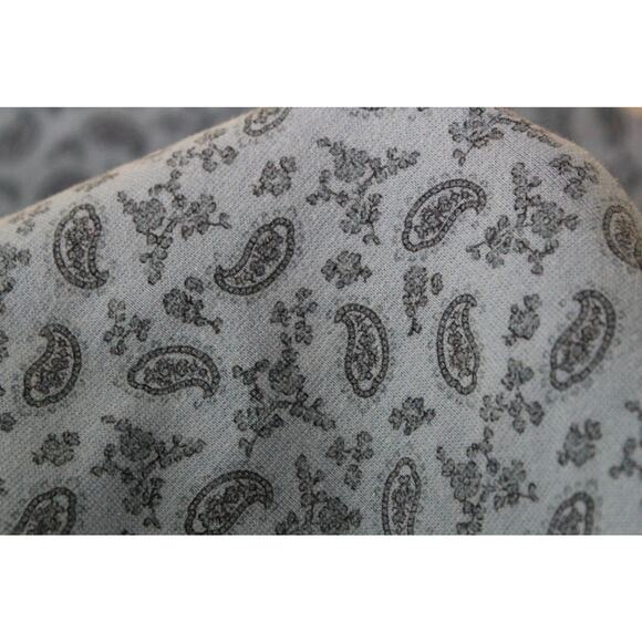 Vintage Faded Glory Baby Blue Paisley Print Womens Cotton Tank XL - Picture 4 of 6